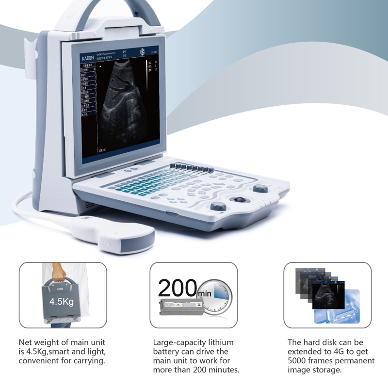 KX5600 Full digital B mode vet ultrasound machine for small animal