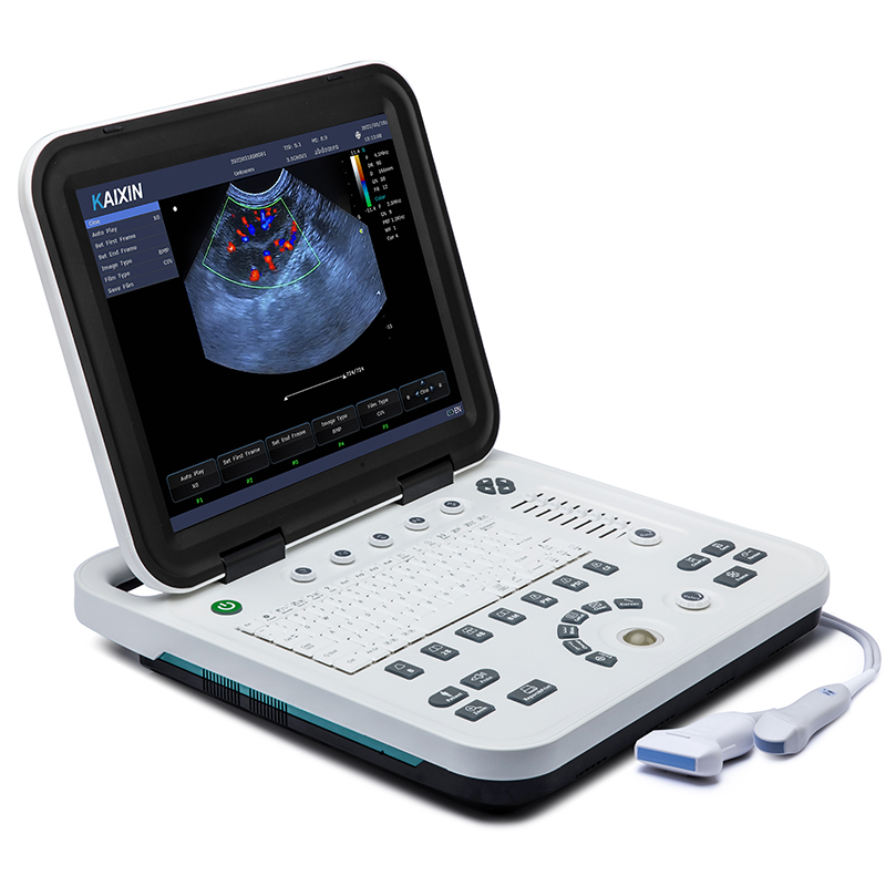 Kaixin KU1 15'' LCD Full Digital Vet Animal Color Doppler Ultrasound Machine