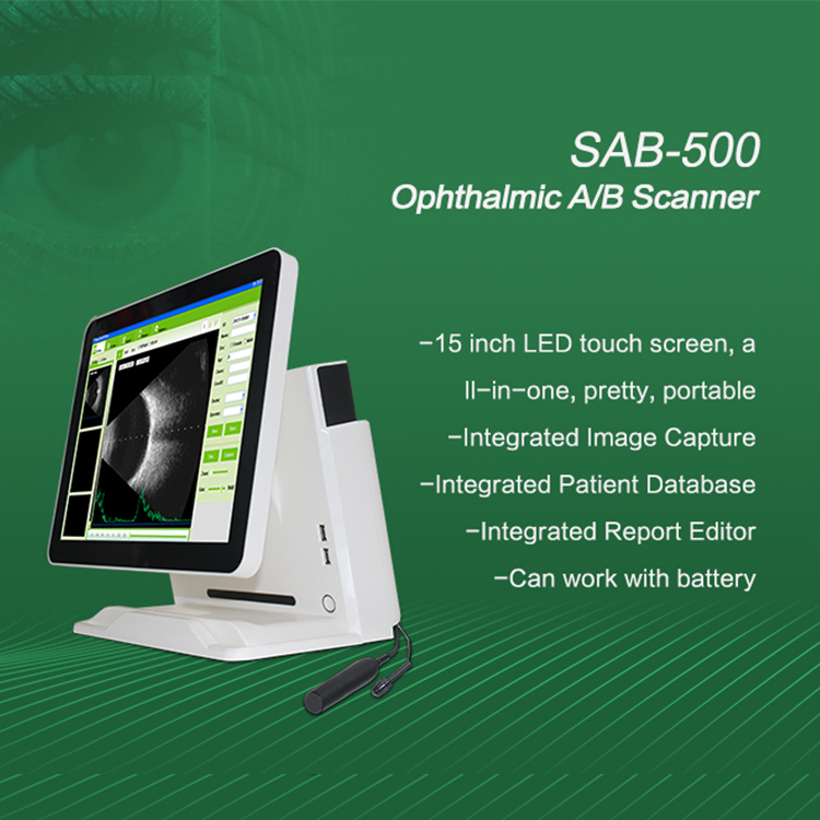 SAB-500 Ultrasound A-Scan Biometer with Pachymeter