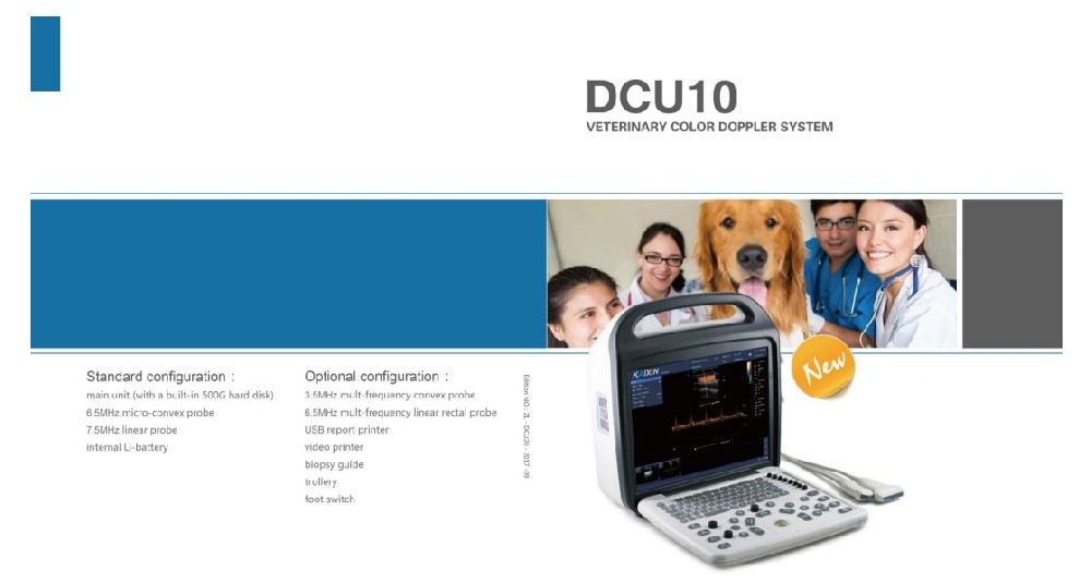 DCU10VET full digital color Doppler ultrasound diagnostic instrument