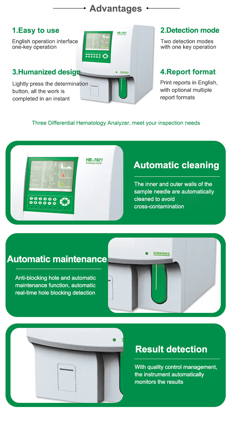 hematology analyzer advantages